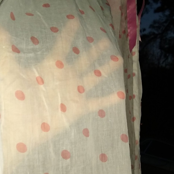 Pottery Barn Teen Sheer Polka Dot Curtain Panels - Picture 3 of 3